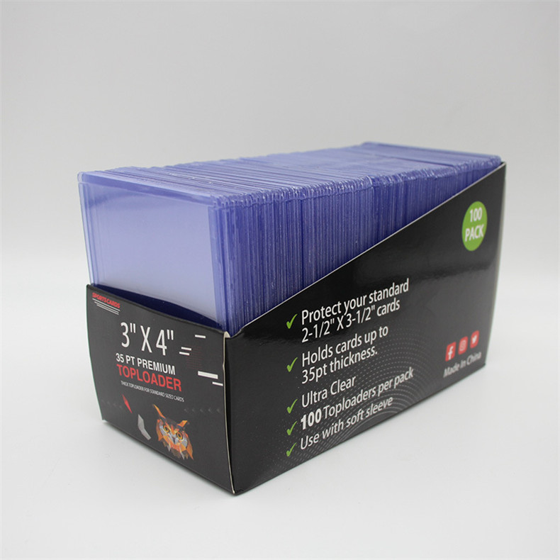 3x4 pvc toploader ultrapro ultra pro toploader горячая Распродажа топ-погрузчик высокого качества