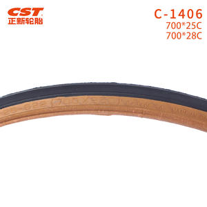 Neumático de Bicicleta CST Cheng Shin 700C 25 28C, Neumático de Carreras con Flanco Marrón Retro, Neumáticos de Bicicleta de Carretera de Alta Resistencia - Product Image 4