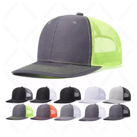 Gorra de Béisbol Richardson 112 Personalizada con Logotipo Bordado en 3D, Estilo Malla Original, Gorras para Hombre