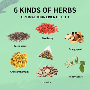 ชาสมุนไพร OEM Health Tea สำหรับล้างพิษตับ ผสมเมล็ดแคสเซีย โกจิเบอร์รี่ และเก๊กฮวย บรรจุ 30 ซองชา 150 กรัม กล่องดีท็อกซ์จากธรรมชาติ - Product Image 6