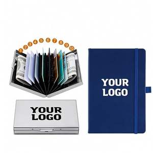 Estuche para Tarjetas de Visita, Cartera con Logotipo Personalizado, Tarjetero con Múltiples Ranuras, Caja para Tarjetas de Presentación, para Regalos Promocionales al por Mayor - Product Image 1