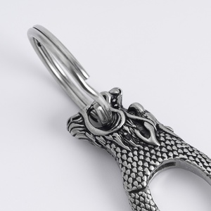 Llaveros con Diseño de Dragón, Regalos para Hombre, Joyería de Acero Inoxidable, Accesorios, Llaveros para Coche, Fabricación al por Mayor - Product Image 6