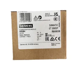 Module de communication Plc d'origine CNC CM PTP 6ES7137-6AA01-0BA0 SIMATIC ET 200SP pour Siemes