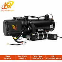 Calentador de Estacionamiento OkyRie WH-15B de 15KW con Ahorro de Combustible, Consumo de 1.5L/H para Camiones de Transporte de Larga Distancia