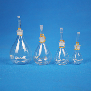 <span class=keywords><strong>Pycnometer</strong></span> ขวดแก้วความถ่วงจำเพาะ,ขวดแก้วทนความร้อนสูง10มล. ก้นแบนพร้อมจุกปิดรูแก้วบอโรซิลิเกต - Product Image 4