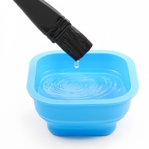 Pincel Plano de Pelo de Rata Gris Mezclado con Pelo para Acuarela, Óleo, Pintura Digital, Varias Técnicas de Arte - Product Image 6