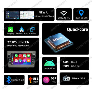Autoradio Android 2din 7 pouces Lecteur audio-vidéo pour <span class=keywords><strong>Opel</strong></span> Antara Astra Vectra C Vivaro Tigra Twintop Carplay Navigation GPS - Product Image 5