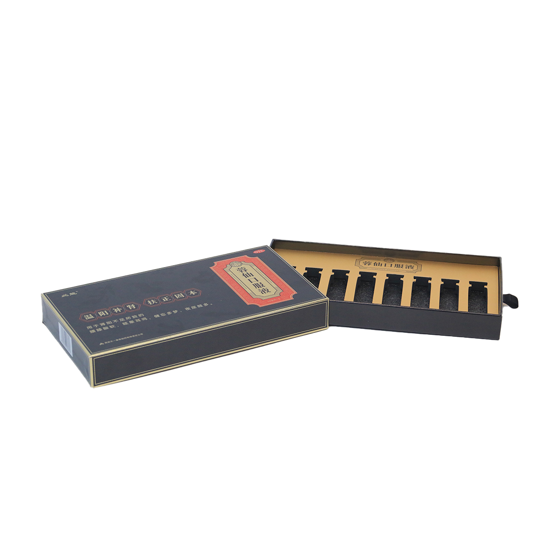 Top Grade Hot Sales Custom Logo Printed Oral Liquid Paper Boxes Eco-Friendly Packaging for Pharma Healthcare Rigid Cardboard