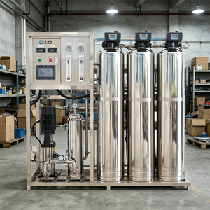 Machine RO à 3 réservoirs à prix abordable, 500 LPH, 1T, mini-usine de purification d'eau pour eau potable - Product Image 3