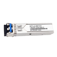 Transceiver optique SFP 1,25 G Gigabit 20 KM 1310 nm Monomode Duplex LC pour module de commutation Ethernet