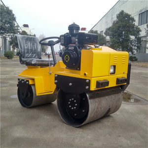 <span class=keywords><strong>Prix</strong></span> d'usine 850 kg 1 tonne 1,8 tonne Mini rouleau compresseur diesel essence Rouleau vibratoire de compactage CE EPA - Product Image 2