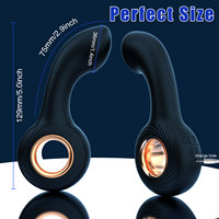 Vente en gros de jouets sexuels en silicone pour adultes, plug anal à chocs électriques, stimulateur de vibration pour la chambre postérieure, masseur de masturbation étanche IPX6