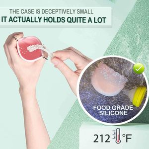 Estuche de Baño para Aparatos Ortodónticos de Nuevo Diseño, Contenedor de Limpieza para Alineadores Dentales, Soporte para Retenedores Dentales - Product Image 3