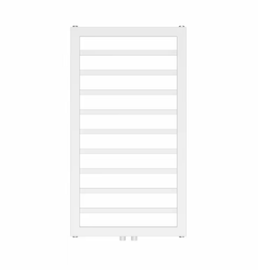 <span class=keywords><strong>Radiateur</strong></span> Sèche-Serviettes Carré à Connexion Centrale Avonflow en Promotion – Design Moderne Blanc et Noir 900mm 1200mm - Product Image 1