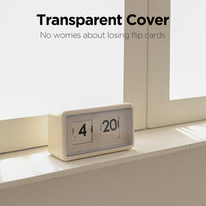 Horloge de table à calendrier automatique à pages tournantes au design moderne pour bureau, école et maison - Vente en gros - Product Image 4