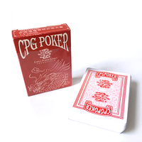 Cartes à jouer en papier promotionnelles personnalisables, recyclables, de qualité supérieure, avec revêtement couleur CMYK, écologiques, pour un usage familial