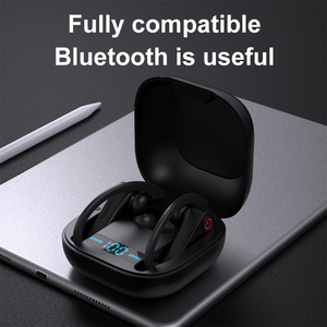 Q62-1 LED hiển thị cho Bluetooth TWS không dây thể thao tai nghe & tai nghe với JL chipset cảm ứng hủy bỏ cho chơi game - Product Image 2
