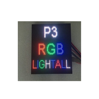 Modules LED publicitaires SMD2121 à taux de rafraîchissement élevé, P3mm, 192x192mm, écran intérieur pour magasin de détail, ventes chaudes