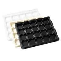 Plateau thermoformé en plastique personnalisé OEM ODM pour le stockage de composants électroniques, plateau blister pour l'électronique grand public et le transport