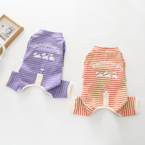 Surepawzy Four-Legged <strong>Dog</strong> Outfit High Elasticity Small <strong>Dogs</strong> Teddy French Bulldog Indoor Daily Wear Japanese Korean Style All - Product Image 1