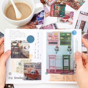 12 estilo Vintage París diario basura diario decorativo papel grabable pegatinas Scrapbooking etiqueta diario papelería álbum pegatinas - Product Image 6