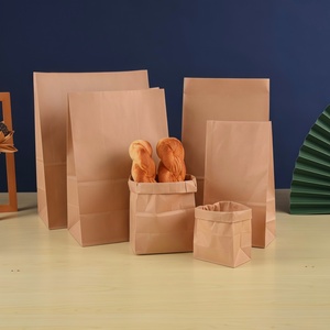 Bolsas de Papel Kraft para Compras al por Mayor, Bolsas de Papel Kraft Recicladas con Logotipo Personalizado para Comercios y Artículos de Uso Diario - Product Image 3