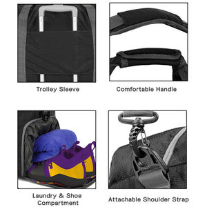 Sac de sport pliable grande capacité de qualité supérieure, idéal pour la gym, le yoga, les voyages, sac à bandoulière, sac fourre-tout, sac de voyage - Nouvelle collection en promotion - Product Image 4