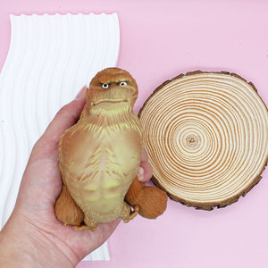 Super-Soft 15 cm Gorilla <b>Squishy</b> Age-Appropriate Stress Relief Toy with Limitless Stretch Made of Silicone and Plastic - Product Image 1