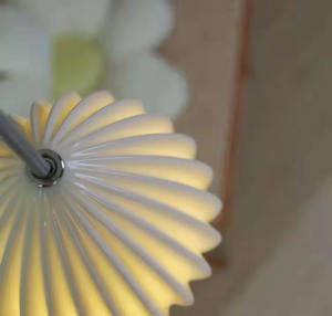 Lustre moderne japonais en céramique et cristal style français <span class=keywords><strong>Bauhaus</strong></span> pour salon chambre étude lampe design créative simple - Product Image 5