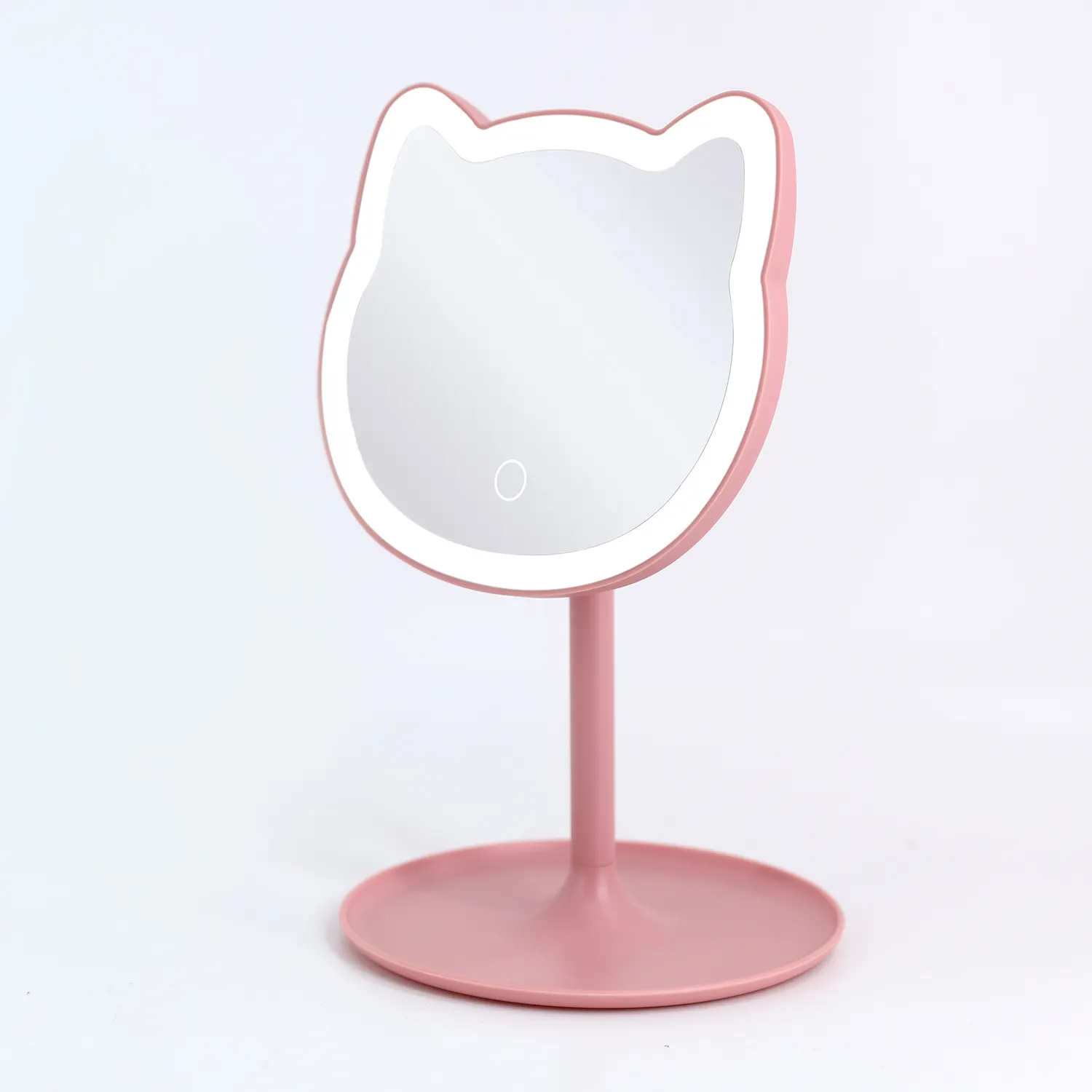 Good Price HelloKitty Desktop Vanity Makeup Mirror Light Cosmetic Mirror with Touch Switch