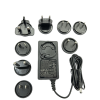 Adaptateur secteur interchangeable 12V 3.5A 4A 15V 3A 24V 2A US EU UK AU PSE KC SAA BIS Indien