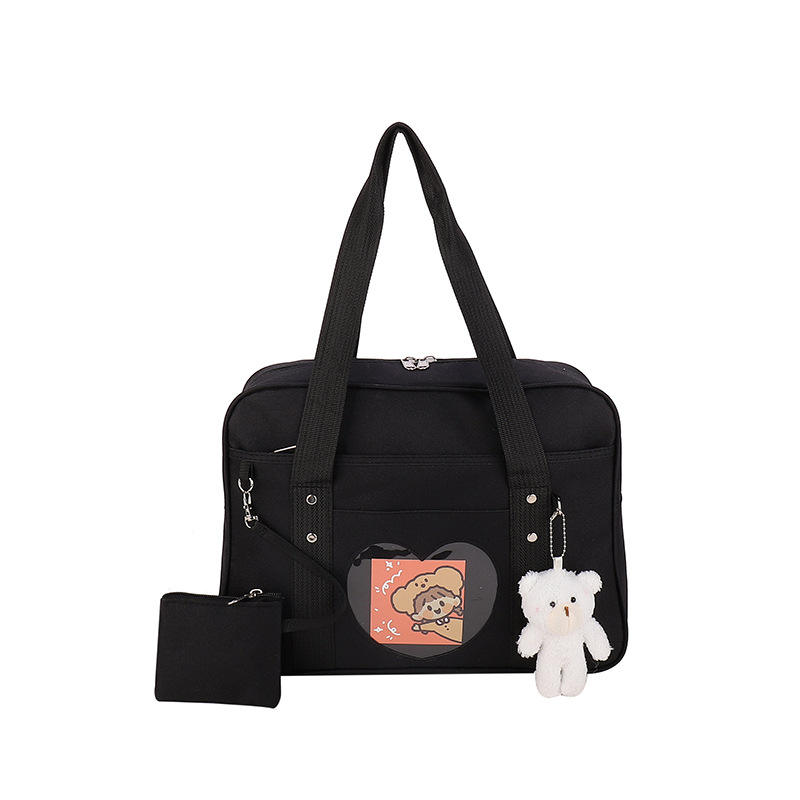 Black and bear pendant