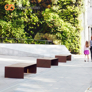 Silla de Jardín Moderna y Ecológica de Acero Corten con Tamaño Personalizado para Uso en Exteriores, Patio, Villa, Dormitorio y Parque - Product Image 6