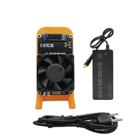 Bitaxe GT Gamma Turbo GT801 Open Sources Bitcoin Solo Miner 2.4T 40W PSU Termasuk Orange Stand Algoritma Sha-256 Metal