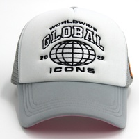 Chapeau de camionneur à 5 panneaux pour hommes, personnalisé, classique, de haute qualité, Patch 3D brodé, Logo, maille à l'arrière, Gorras