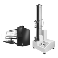 Hongjin-máquina de pruebas Horizontal de resistencia a la tracción, equipo de prueba de resistencia a la tracción 5Kn con logotipo personalizado, precio del polímero