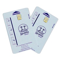 Individuell Bedruckte 13,56 MHz Wasserdichte PVC RFID NFC Karte VIP Hotel Schlüsselkarte Geschäftsmitgliedschaft Kontaktlose Zahlungskarte