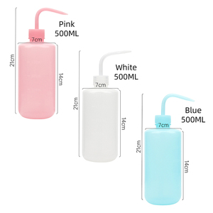 Flacon compte-gouttes médical transparent souple pour laboratoire, plantes, accessoires de pulvérisation, <span class=keywords><strong>bouteille</strong></span> <span class=keywords><strong>rose</strong></span>, lavage et rinçage des cils, tatouage, en plastique compressible - Product Image 3