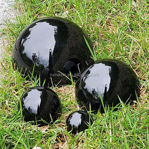 ODM çapı 25mm 32mm 38mm 51mm 63mm 89mm 100mm yarım Hollow bahçe paslanmaz çelik dekorasyon yarım top Hemispheres satılık - Product Image 5