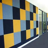 2022 panneaux acoustiques insonorisés muraux modernes PET 100% déflecteur acoustique en fibre de polyester ABS panneau d'amortisseur acoustique son mural