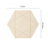 Sous-plats et dessous de plat en silicone modernes, réutilisables, résistants à la chaleur, sur mesure, pour cuisine et table, diamètre