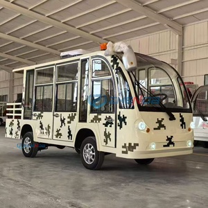 Zhenda CE Certified 11 Seats 72V 7.5Kw AC Motor Electric Mini Tourist Sightseeing Bus High Performance Premium Bus - Product Image 5