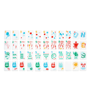 En stock – Vente en gros – Jeu de Mahjong américain de luxe en acrylique gravé, 160 tuiles - Product Image 6