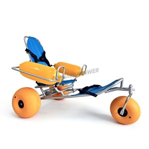 折りたたみ式浮遊ビーチ用車椅子、全地形対応砂浜用車椅子 - Product Image 6