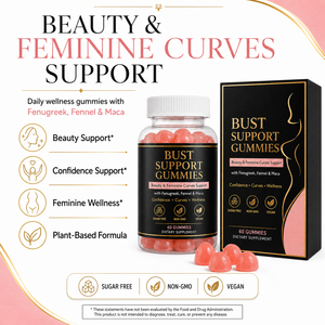 Gomitas de Apoyo Mamario de Marca Privada con Fenogreco, Hinojo y Raíz de Maca <span class=keywords><strong>para</strong></span> el Bienestar de las Curvas Femeninas, OEM <span class=keywords><strong>para</strong></span> el Aumento de Senos - Product Image 2