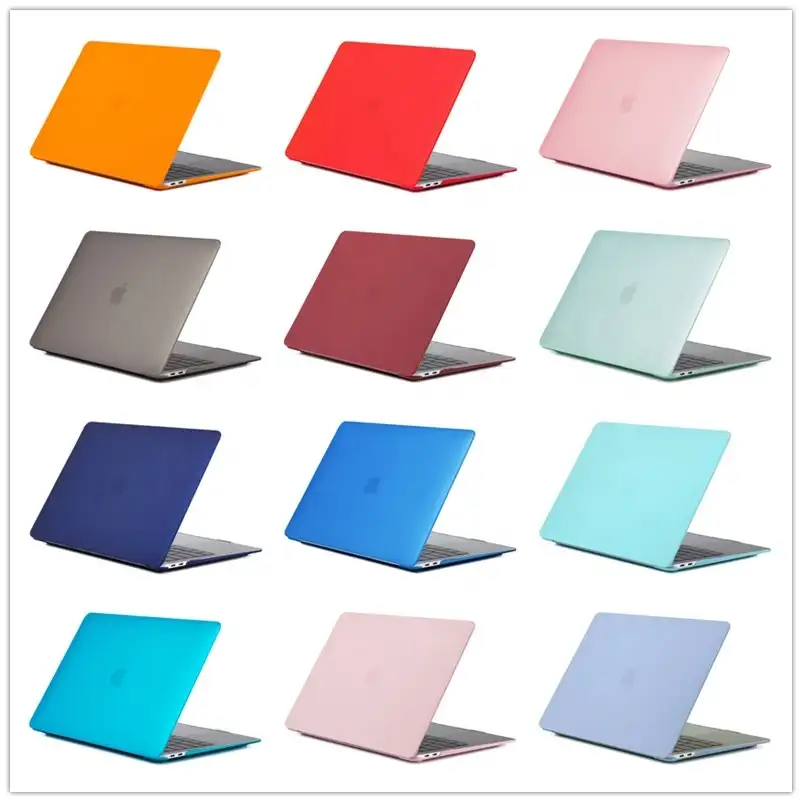 Coque rigide écologique pour MacBook Air Pro 11 "/12"/13 "/15"/16 ", étui Transparent de haute qualité, souple et lisse, en cristal, pour ordinateur portable