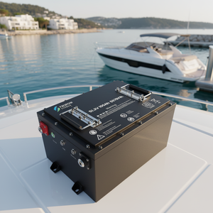 Batterie marine au lithium Propow NMEA 2000 étanche IP67 51,2V 105Ah pour bateau - Product Image 1