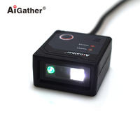 Lecteur de codes Qr à montage fixe mains libres Scanner de codes à barres RS-232 de code DM intégré pour chaîne de montage