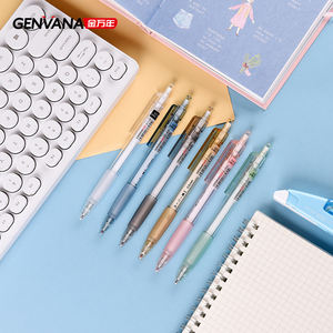 Bolígrafos <span class=keywords><strong>de</strong></span> Gel Genvana al por Mayor, Bolígrafo <span class=keywords><strong>de</strong></span> Gel Morandi <span class=keywords><strong>de</strong></span> 0.5 mm con Punta <span class=keywords><strong>de</strong></span> Corte ST, Tinta Negra, Retráctil - Product Image 6