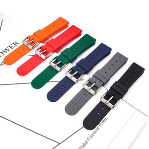 Bracelet de montre sport en silicone résistant à l'eau 20/22 mm, livraison rapide, bracelet sport tendance - Product Image 1
